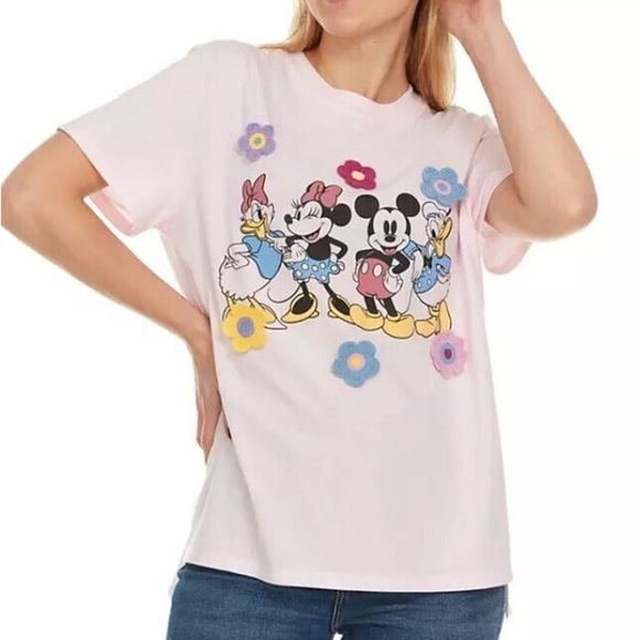 Disney Women's Crochet Mickey & Friends T Shirt size large
Euc - Picture 1 of 12